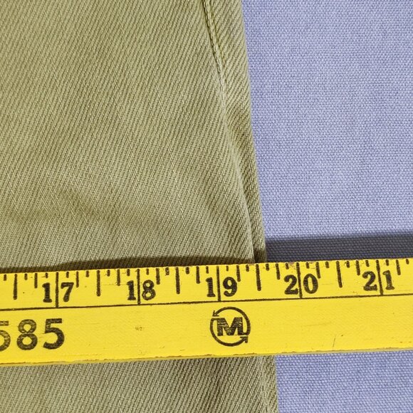 Universal Thread co. High Rise wide leg twill pants women's size 2R olive green - Picture 11 of 14